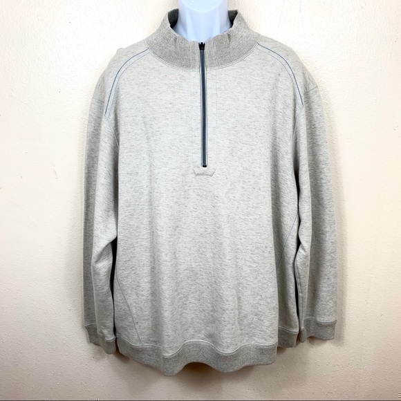 Tommy Bahama Men’s Sweater Pullover Gray 2XB